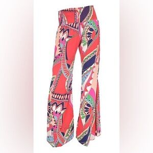 Karlie Colorful 70’s Bell Bottom Pants